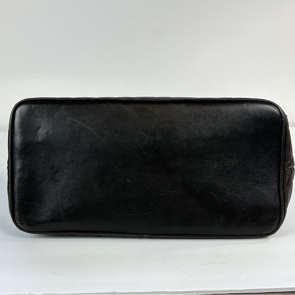 CHANEL Quilted Large Logo Black Calfskin Gold Medallion Tote - Picture 10 of 17